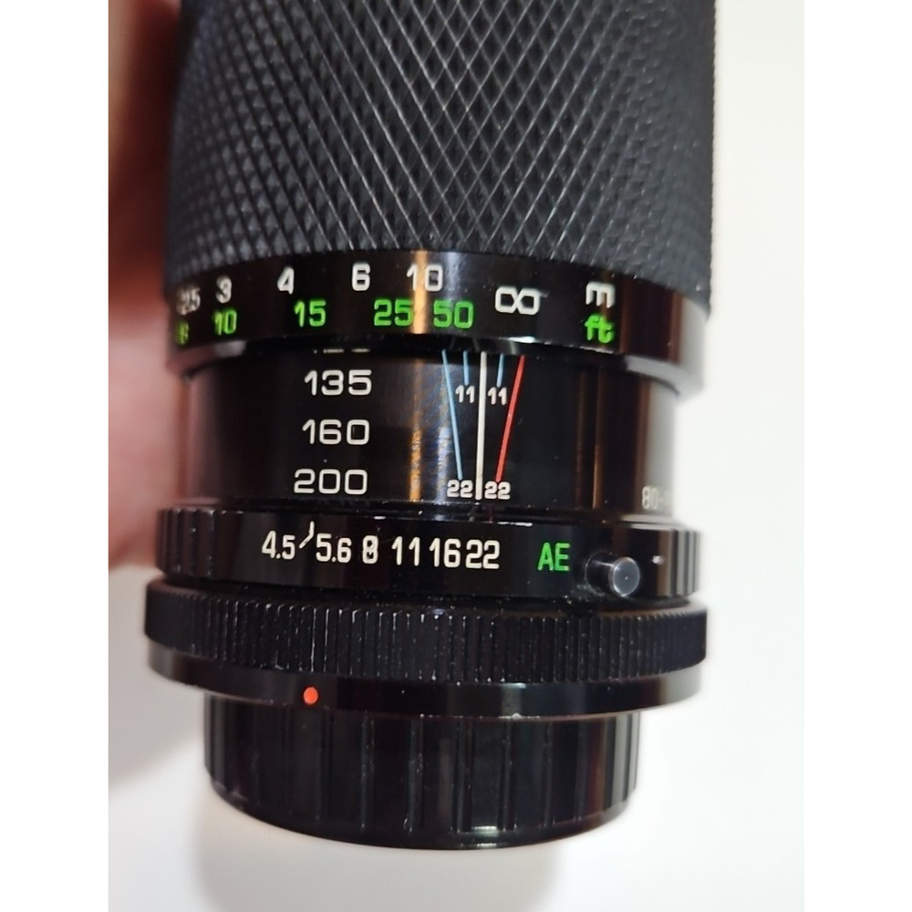 VINTAGE JCPenney 80-200mm f/4.5 Compact Macro Tele-Zoom Lens Canon Bayonet Mount - Picture 15 of 16